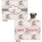 Cats in Love Microfleece Dog Blanket - Regular - Front & Back