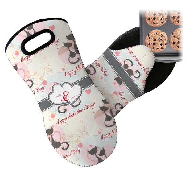 Cats in Love Neoprene Oven Mitt