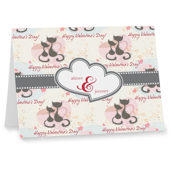 Custom Cats in Love Note cards (Personalized)