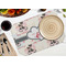 Cats in Love Octagon Placemat - Single front (LIFESTYLE) Flatlay