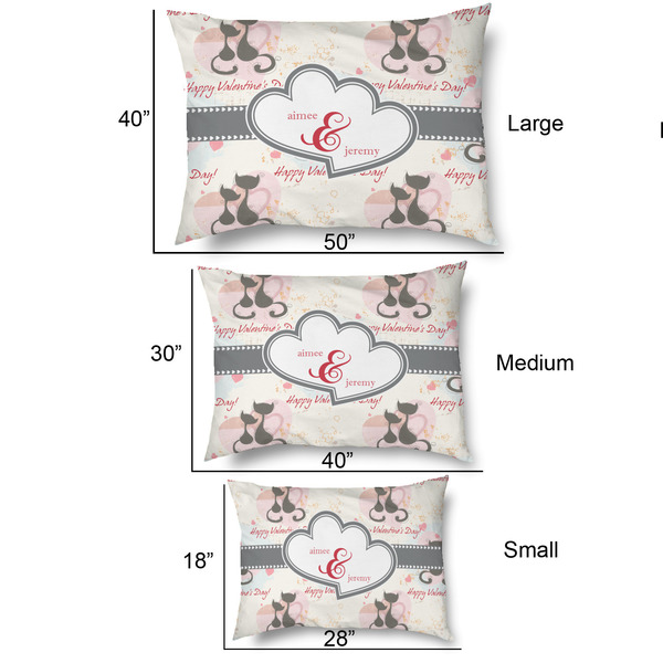 Cats in Love Outdoor Dog Beds - SIZE CHART