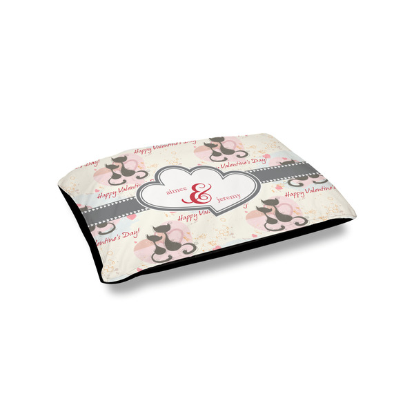 Custom Cats in Love Outdoor Dog Bed - Small (Personalized)