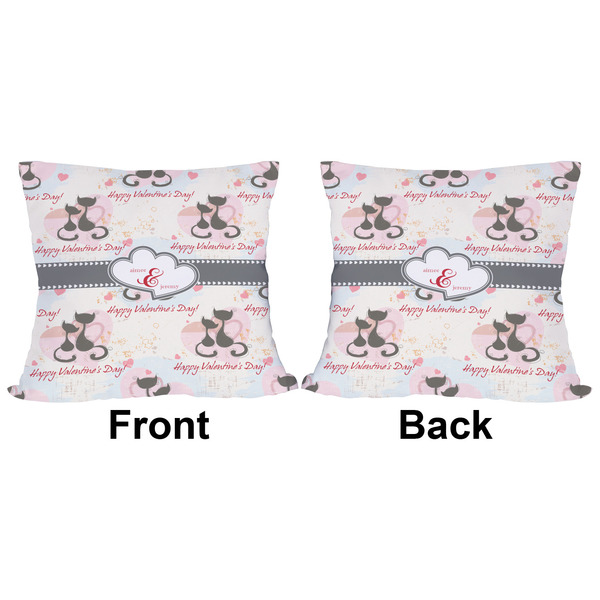 Cats in Love Outdoor Pillow - 16x16