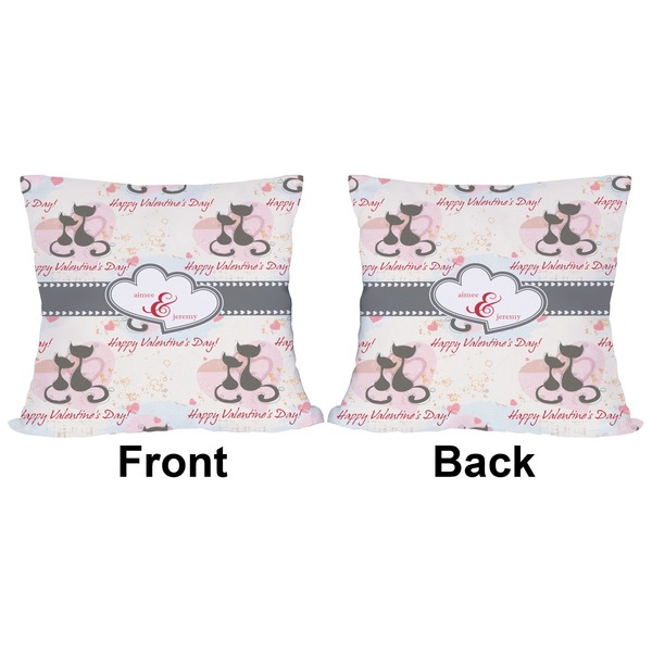 Cats in Love Outdoor Pillow - 20x20