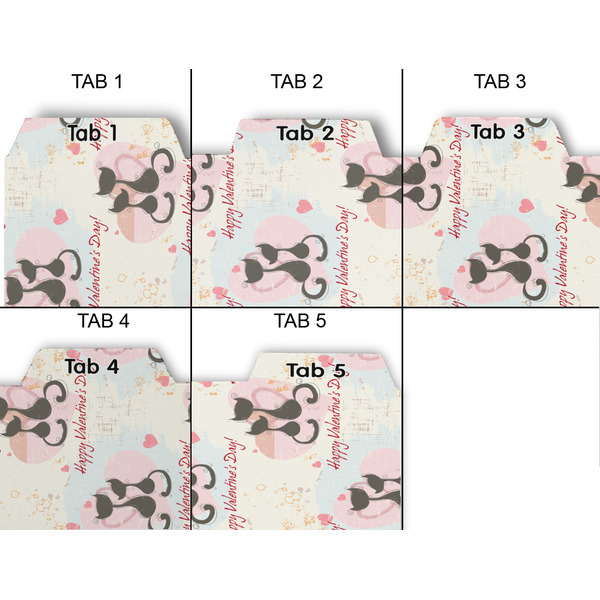 Cats in Love Page Dividers - Set of 5 - Approval