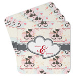 Cats in Love Paper Coasters (Personalized)