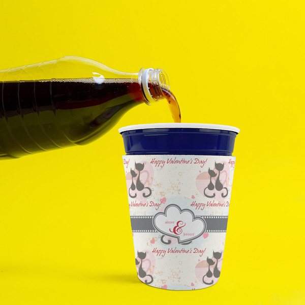 Cats in Love Party Cup Sleeves - without bottom - Lifestyle