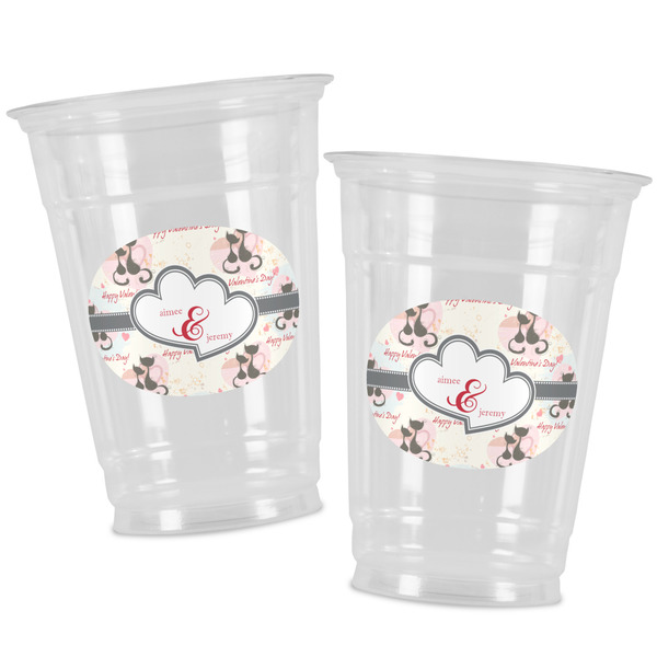 Cats in Love Party Cups - 16oz - Alt View