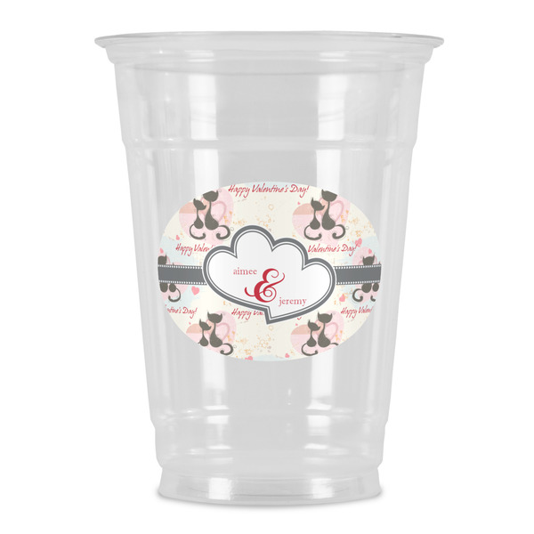 Custom Cats in Love Party Cups - 16oz (Personalized)
