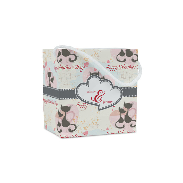 Custom Cats in Love Party Favor Gift Bags (Personalized)