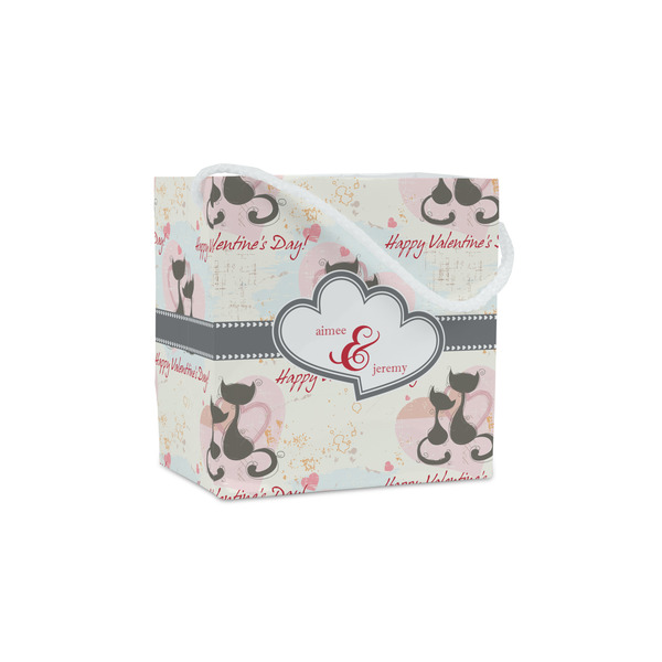 Custom Cats in Love Party Favor Gift Bags - Matte (Personalized)