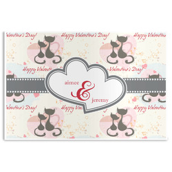 Cats in Love Disposable Paper Placemats (Personalized)