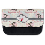 Cats in Love Canvas Pencil Case w/ Couple's Names