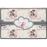 Cats in Love Door Mat - 36"x24" (Personalized)