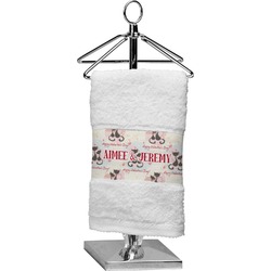 Cats in Love Cotton Finger Tip Towel (Personalized)