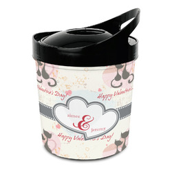 Cats in Love Plastic Ice Bucket (Personalized)