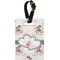 Cats in Love Plastic Luggage Tag - Rectangular w/ Couple's Names