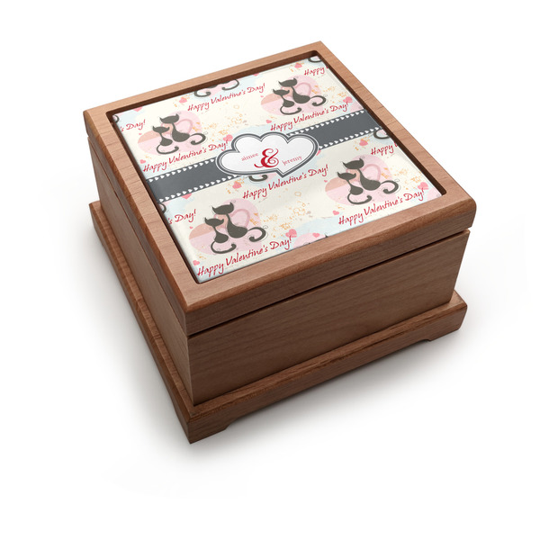 Custom Cats in Love Pet Urn w/ Couple's Names