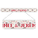 Cats in Love Plastic Ruler - 12" (Personalized)