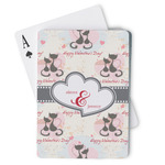 Cats in Love Playing Cards (Personalized)