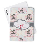 Cats in Love Playing Cards (Personalized)