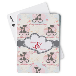 Cats in Love Playing Cards (Personalized)