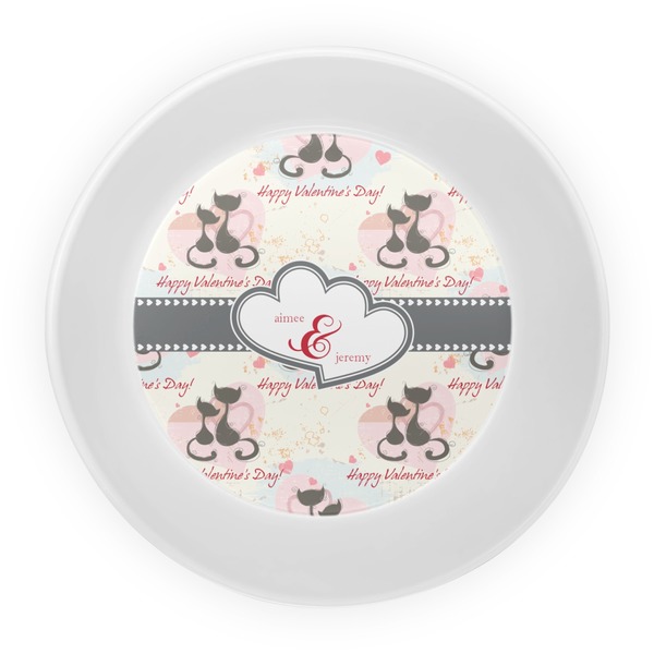 Cats in Love Melamine Bowl - Center