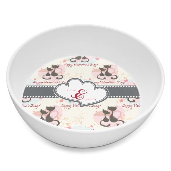 Custom Cats in Love Melamine Bowl - 8 oz (Personalized)