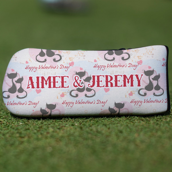 Custom Cats in Love Blade Putter Cover (Personalized)
