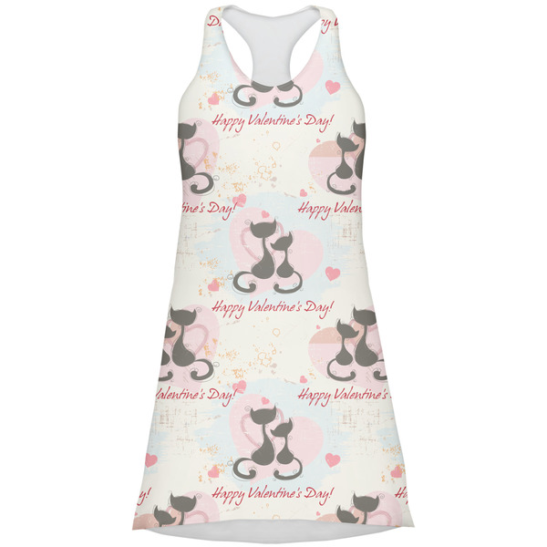 Custom Cats in Love Racerback Dress - Large