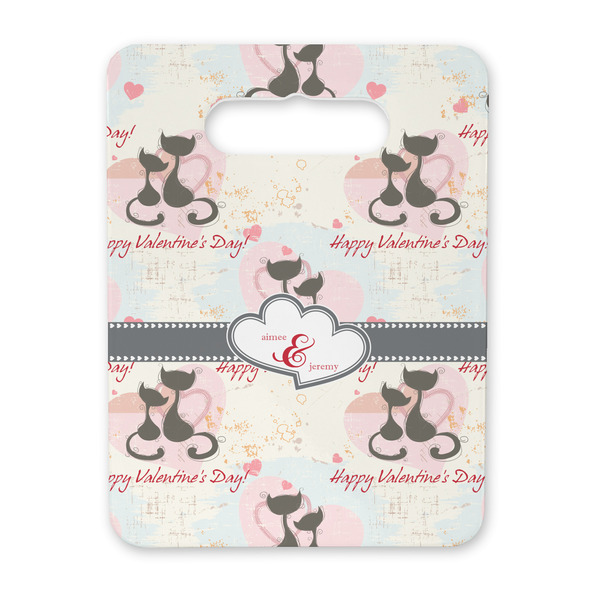 Custom Cats in Love Rectangular Trivet with Handle (Personalized)