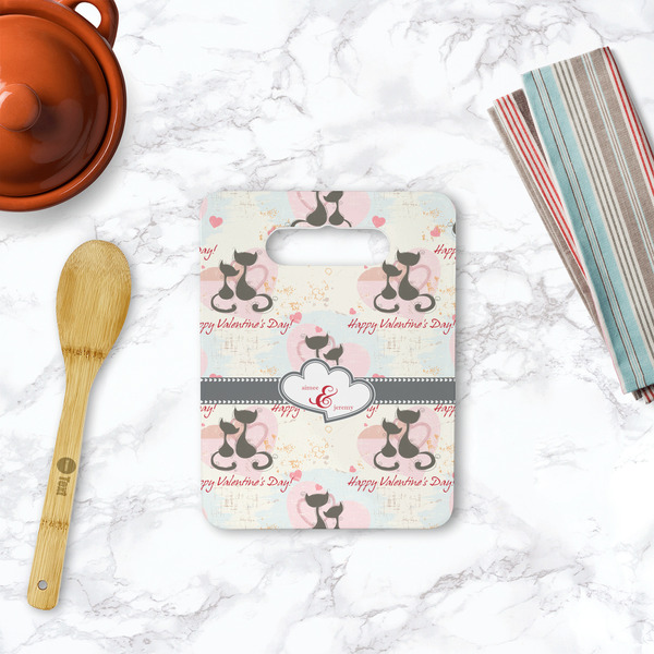 Cats in Love Rectangle Trivet with Handle - LIFESTYLE