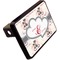 Cats in Love Rectangular Car Hitch Cover w/ FRP Insert (Angle View)