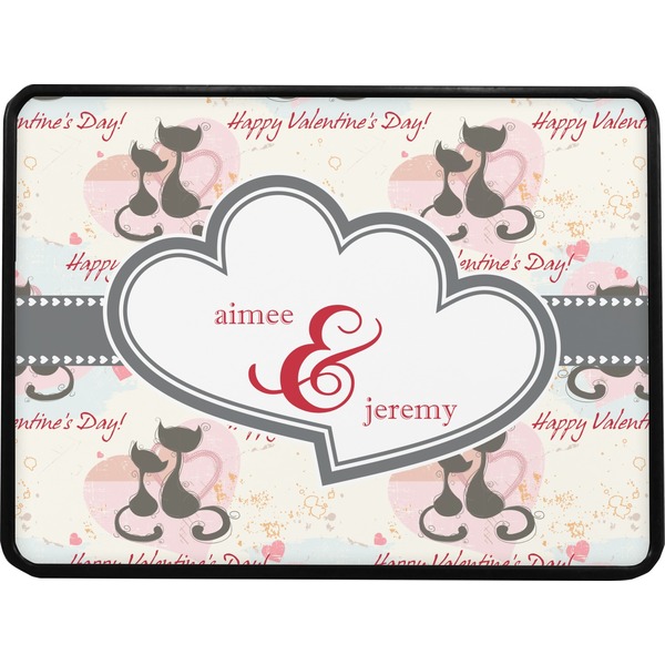 Cats in Love Rectangular Car Hitch Cover w/ FRP Insert