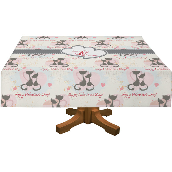 Cats in Love Rectangular Tablecloths (Personalized)