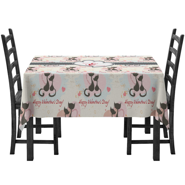 Custom Cats in Love Tablecloth (Personalized)