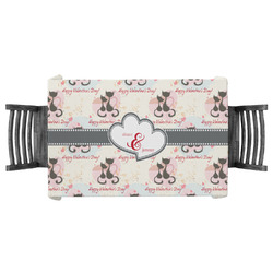 Cats in Love Tablecloth - 58"x58" (Personalized)