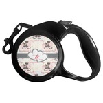 Cats in Love Retractable Dog Leash - Large (Personalized)