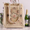 Cats in Love Reusable Cotton Grocery Bag - In Context