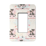 Cats in Love Rocker Style Light Switch Cover - Single Switch