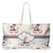 Cats in Love Large Rope Tote Bag - Front View