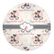Cats in Love 5' Round Indoor Area Rug (Personalized)