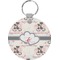 Cats in Love Round Keychain (Personalized)