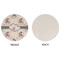 Cats in Love Round Linen Placemats - APPROVAL (single sided)
