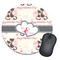 Cats in Love Round Mouse Pad