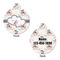 Cats in Love Round Pet Tag - Front & Back
