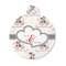 Cats in Love Round Pet Tag