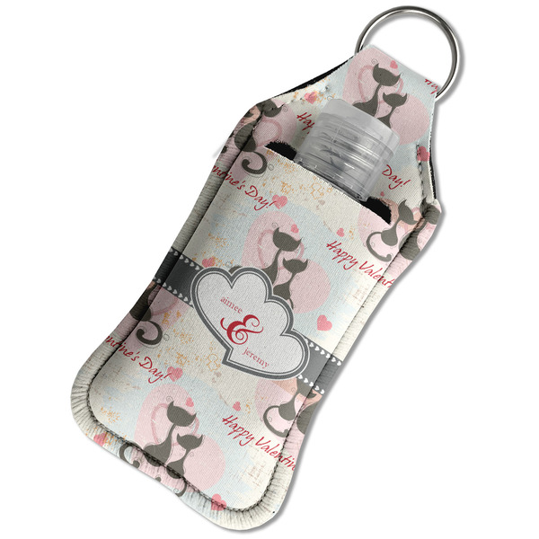 Cats in Love Sanitizer Holder Keychain - Large in Case