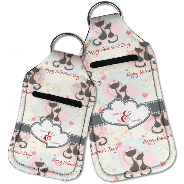 Cats in Love Sanitizer Holder Keychain - Parent Main