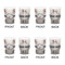 Cats in Love Shot Glass - White - Set of 4 - APPROVAL